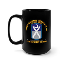 Load image into Gallery viewer, Black Mug 15oz - Army - 218th Brigade Combat Team - 24th Infantry Division
