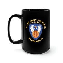 Load image into Gallery viewer, Black Mug 15oz - AAC - SSI - 9th Air Force - WWII - USAAF x 300