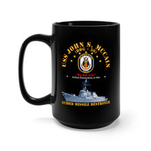 Load image into Gallery viewer, Black Mug 15oz - Navy - Destroyer - USS John S McCain - Ship