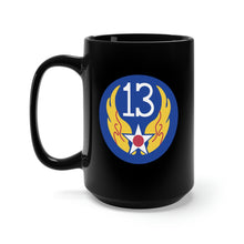 Load image into Gallery viewer, Black Mug 15oz - AAC - SSI - 13th Air Force wo Txt X 300