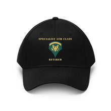 Load image into Gallery viewer, Army - Specialist 5th Class - SP5 - Retired - V1 - Hats