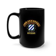 Load image into Gallery viewer, Black Mug 15oz - Army - 3rd Infantry Division - Rock of the Marne