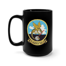 Load image into Gallery viewer, Black Mug 15oz - Navy - Helmineron Twelve (HM-12) wo Txt X 300