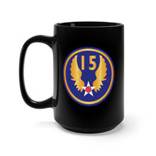 Load image into Gallery viewer, Black Mug 15oz - AAC - SSI - 15th Air Force wo Txt X 300