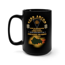 Load image into Gallery viewer, Black Mug 15oz - Army - 83rd ARCOM - 319th QM Bn - 428th S&S Co X 300