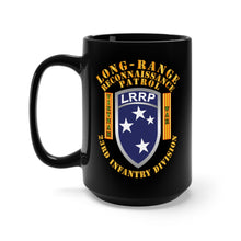 Load image into Gallery viewer, Black Mug 15oz - Army - SOF - 23rd ID - Lrrp w VN War Banner
