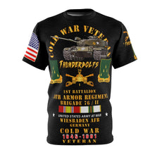 Load image into Gallery viewer, All Over Printing - Army - 1st Battalion, 70th Armor, Thunderbolts 4th Brigade, 4th Infantry Div (Forward), Brigade 76 - Wiesbaden Germany, Cold
