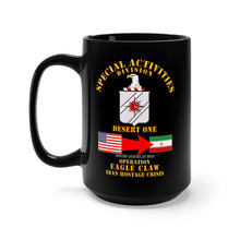 Load image into Gallery viewer, Black Mug 15oz - SOF - Operation Eagle Claw - Iran - CIA - SAD