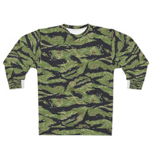 Load image into Gallery viewer, AOP Unisex Sweatshirt - Military Tiger Stripe Jungle Camouflage