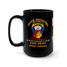 Load image into Gallery viewer, Black Mug 15oz - Army - 504th Parachute Infantry Regiment - Devils in Baggy Pant Night Assault