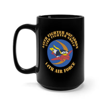 Load image into Gallery viewer, Black Mug 15oz - AAC - 449th Fighter SQ 23rd Fighter Group 14th AF X 300