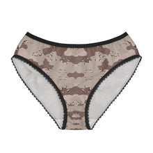 Load image into Gallery viewer, Women's Briefs - Military Chocolate Chip Desert Camouflage