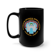 Load image into Gallery viewer, Black Mug 15oz - Army - Landstuhl Regional Medical Center - Landstuhl Germany