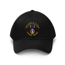 Load image into Gallery viewer, Baseball Cap - Wounded in Action - Purple Heart V1 - Film to Garment (FTG)