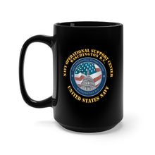 Load image into Gallery viewer, Black Mug 15oz - Navy - Navy Operational Support Center - Washington DC X 300
