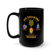 Load image into Gallery viewer, Black Mug 15oz - Army - 1st Infantry Division w Named BCTs - V1