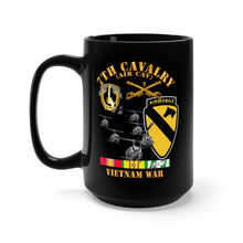 Load image into Gallery viewer, Black Mug 15oz - 7th Cavalry (Air Cav) - 1st Cav Division w SVC