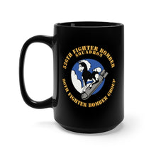 Load image into Gallery viewer, Black Mug 15oz - AAC - 526th Fighter Bomber Sqdrn 86th Fighter Bomber Group X 300