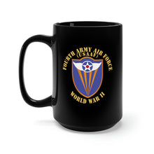 Load image into Gallery viewer, Black Mug 15oz - AAC - SSI - 4th Air Force - WWII - USAAF x 300