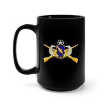Load image into Gallery viewer, Black Mug 15oz - Army - Airborne Badge - 504th Infantry Regiment w Br - Mstr - No Tx X 300