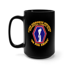 Load image into Gallery viewer, Black Mug 15oz - 442nd Airborne Infantry Regimental Combat Team