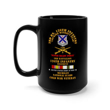 Load image into Gallery viewer, Black Mug 15oz - Army - 3rd Bn 126th Infantry - SRF - MI Arng w Cold SVC