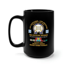 Load image into Gallery viewer, Black Mug 15oz - 1st Battalion, 7th Infantry - 3rd Infantry Div - Battle Medina Ridge - Desert Storm Veteran X 300