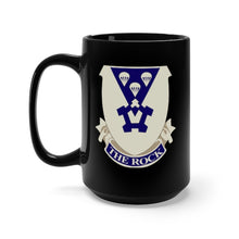 Load image into Gallery viewer, Black Mug 15oz - Army - 503rd Infantry Regiment DUI wo Txt X 300