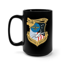 Load image into Gallery viewer, Black Mug 15oz - Navy - Naval Air Terminal Norfolk wo Txt X 300