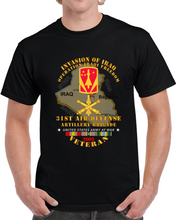 Load image into Gallery viewer, Army - 31st Air Defense Artillery Bde - Oif - Invasion - 2003 W Iraq Svc Classic T Shirt