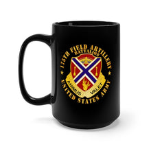 Load image into Gallery viewer, Black Mug 15oz - Army - 175th Field Artillery Battalion - DUI X 300