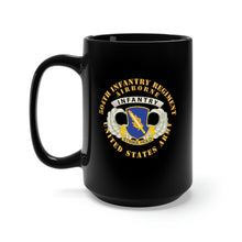 Load image into Gallery viewer, Black Mug 15oz - Army - Airborne Badge - 504th Infantry Regiment wo DS X 300