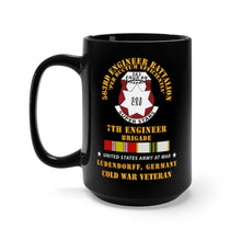 Load image into Gallery viewer, Black Mug 15oz - Army - 563rd Engineer Bn (Super), 7th Eng Bde, Ludendorff, Germany w COLD SVC X 300