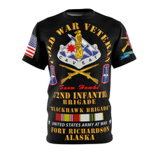 Load image into Gallery viewer, All Over Printing - Army - 172nd Infantry Bde Ft. Richardson, AK with Cold War Ribbons