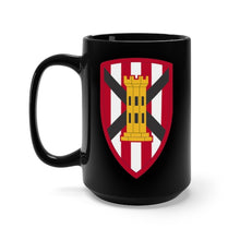 Load image into Gallery viewer, Black Mug 15oz - Army - 7th Engineer Bde - SSI - 1969 wo Txt X 300