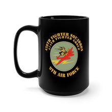 Load image into Gallery viewer, Black Mug 15oz - AAC - 428th Fighter SQ - 474th Fighter Group - 9th AF X 300