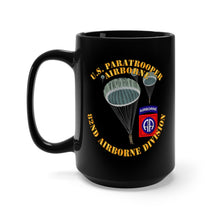 Load image into Gallery viewer, Black Mug 15oz - Army - US Paratrooper - 82nd wo Shadow