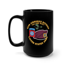 Load image into Gallery viewer, Black Mug 15oz - Army - 82nd Airborne Div - Beret - Mass Tac - Maroon - 504th Infantry Regiment