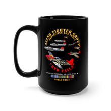 Load image into Gallery viewer, Black Mug 15oz - Army - AAC - 332nd Fighter Group - Red Tails - Protect Force