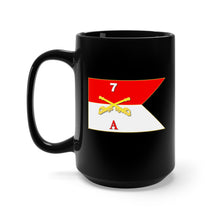 Load image into Gallery viewer, Black Mug 15oz - Army - A Co Guidon - 7th Cavalry