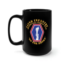 Load image into Gallery viewer, Black Mug 15oz - Army - 442nd Infantry Regimental Combat Team X 300