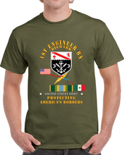 Load image into Gallery viewer, Army - Faithful Patriot - 1st Engineer Bn - Protecting Boder W Afsm Svc Classic T Shirt