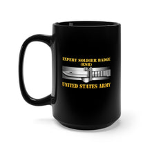 Load image into Gallery viewer, Black Mug 15oz - Army - Expert Soldier Badge
