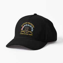 Load image into Gallery viewer, Unisex Adjustable Baseball Cap - Army - Buffalo Soldiers - Infantry - Cavalry Guidons w Buffalo Head - US Army X 300
