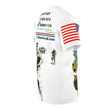 Load image into Gallery viewer, Unisex Cut & Sew Tee (AOP) - Military Insignia Products Brand Shirt