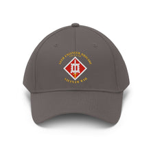 Load image into Gallery viewer, Twill Hat - Army - 18th Engineer Brigade Vietnam - Vietnam War - Hat - Direct to Garment (DTG) - Printed