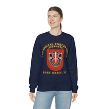Load image into Gallery viewer, Unisex Heavy Blend Crewneck Sweatshirt - Army - 7th Special Forces Group W Flash - Fbnc