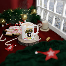 Load image into Gallery viewer, White Ceramic Mug - Army - 58th Infantry Platoon - Scout Dog - w VN SVC