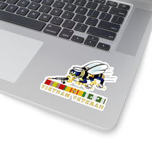 Load image into Gallery viewer, Kiss-Cut Stickers - Navy - Seabee - Bee Only w VN SVC wo DS V1