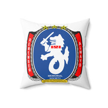 Load image into Gallery viewer, Spun Polyester Square Pillow - American Defenders Of Bataan Corregidor - Ms Logo